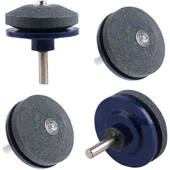 4 Pack Lawn Mower Blade Sharpener, Universal Garden Patio Balancer Tool For Power Drill Hand Drill (4 Pack)