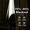 thumbnail image 5 of DriftAway Buffalo Plaid Check Curtains&nbsp;Blackout Room Darkening Thermal Insulated Yellow Buffalo Checkered Window Drapes for Farmhouse Bedroom Living Room Grommet Curtain 2 Panels 84 Inch Long, 5 of 8