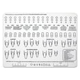 thumbnail image 2 of Silicona Nail Art Desk Pad DIY Polaco Pintura Práctica Mat DIY Manicure Capacitación Hoja Guía Guía de trabajo Pacio de trabajo Home Beauty Salon Sweethay CE009702-00, 2 of 7