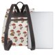 thumbnail image 3 of Disketp Red Mushrooms Mochila de Cuero para Mujer, Bolso de Espalda Antirrobo con Estilo para Viaje, Trabajo y Uso Diario, 3 of 4