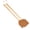 Brown, variant on 2 Pack Leather Fly Swatters with Lanyard, Sturdy Fly Swatter Heavy Duty Wood Fly Swatter for Indoors and Outdoors