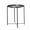 Black, variant on GOTGELIF Tray Metal End Table, Round Folding Tables for Balcony Bedroom Bedside