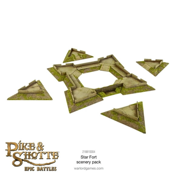 Pike & Shotte Epic Battles - Star Fort with Ravelins scenery pack New