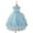Sky Blue, variant on Princess Dresses For Girls Lilac Irregular Embroidery Kids Prom Puffy Tulle Ball Gown Dress For Christmas