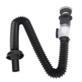 thumbnail image 1 of Sink Drain Pipe, Odor Proof Sink Sewer Pipe Stainless Steel  for Home Use, 1 of 7