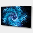 thumbnail image 2 of Blue Magical Wormhole Fractal - Large Abstract Canvas Wall Art, 2 of 4