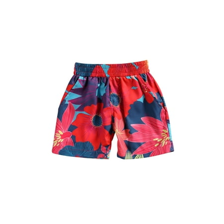 

Kiapeise Toddler Boys Shorts Print Elastic High Waist Trousers Beach Shorts