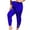 Blue-04, variant on REALiKUN Low Waisted Leggings for Womens Plus Size Slim Fit Stretchy Workout Yoga Pants Ladies Fashion Sexy Comfy Leggings