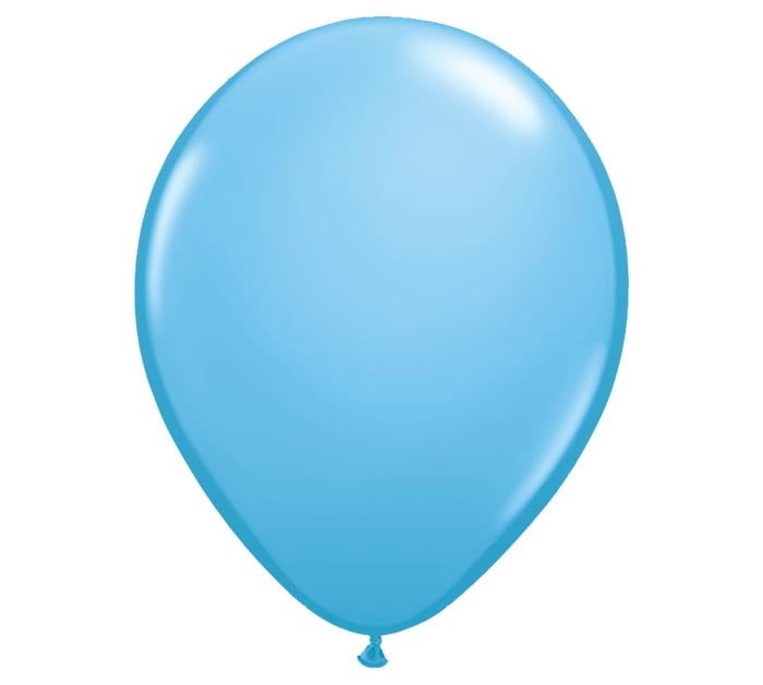 Burton & Burton 11" Pearl Azure Qualatex Balloons, Pack/100