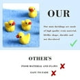 thumbnail image 7 of BESTSKY 100/200PCS Mini Rubber Ducks Miniature Resin Ducks Yellow Tiny Duckies, 7 of 7