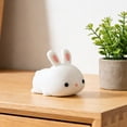thumbnail image 6 of Cute Bunny Night Light – -sensitive Silicone Rechargeable Light With Soft Tones, Suitable For Home, Bedroom, And Bathroom., 6 of 6