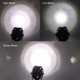 thumbnail image 4 of Luces adicionales para faros delanteros de motocicleta, U5, proyector de foco LED antivaho para motocicleta, 125 W, 3000 LM, faros adicionales con interruptor para motocicleta, quad, scooter, 4 of 5