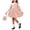 #03 Pink, variant on Busydd Girls Knit Long Sleeve Dress 1-8 Years Fashion Comfy Solid Color A Line Fall Dress Casual Cute Knee Length Girls Sweater Dresses 1-2 Years