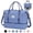 Blue, variant on SUOSDEY Overnight Duffle Bag for Travel,Weekender Bags with Shoes Compartment,Hospital Bag for Labor and Delivery,Carry on Bag for Women,Travel,Gym,Weekend