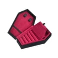 thumbnail image 3 of Caja de joyería,Joyero con forma de ataúd,decoración portátil,Estuche para guardar joyas,pendientes decorativos negros,Collares y anillos con adornos de terciopelo para decoración de, 3 of 8