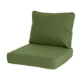 thumbnail image 2 of Outdoor Club Chair Cushion Set with 5-Inch Thick Seat and Back Cushions, Green, UV-Resistant Water-Repellent Fabric for Ultimate Comfort and All-Weather Use, 2 of 9