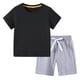 thumbnail image 1 of Odeerbi 18M-12Y Niños Niñas Conjunto de Verano Deportivo Camiseta de Manga Corta de Algodón Shorts Conjunto de Dos Piezas Suave, 1 of 4