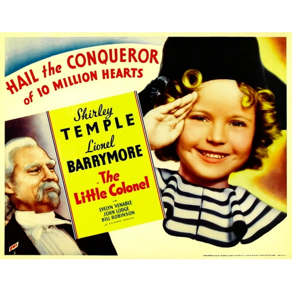 The Little Colonel Shirley Temple Lionel Barrymore 1935 Tm And Copyright ï¿½Film Corp. All Rights Reserved / Courtesy Everett Collection Movie Poster Masterprint (28 x 22)