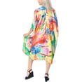 thumbnail image 5 of HAPPY BAY Women's Button Boyfriend Beach Kimono Duster Cardigan 3X-4X 2941, 5 of 5
