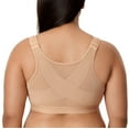 DELIMIRA Women's Front Closure Posture Wireless Back Support Full