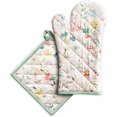 thumbnail image 1 of Colmar 100% Cotton Set of Oven Mitt (7.5 Inch by 13 Inch) and Pot Holder (8 Inch by 8 Inch) for BBQ | Cooking | Baking | Grilling | Microwave | Barbecue | Spring/Summer, 1 of 7