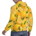 thumbnail image 6 of Wukai Yellow Limes Print Men Hoodies Fleece Sweatshirts Long Sleeve Sweaters Pullover Fall Outfits Winter Clothes-4X-Large, 6 of 7