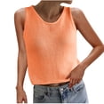 thumbnail image 2 of Bixock Women's Summer Tank Tops Casual Sleeveless Shirts Blouse for Women Solid Color Cami Tank Top Loose Casual Fashion Daily Wear Soft Shirts, 2 of 6
