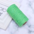 thumbnail image 3 of OULII 30Pcs Macrame Yarn Soft Cotton Rope Handmade Crafts Enthusiasts Home Decor Green Round 10000 x 0.2 x 0.2 in, 3 of 5