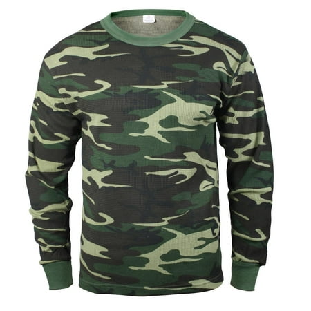 - Thermal Knit Shirt, Long Underwear Top