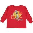 thumbnail image 3 of Inktastic Retro Hula Girl Girls Long Sleeve Toddler T-Shirt, 3 of 5