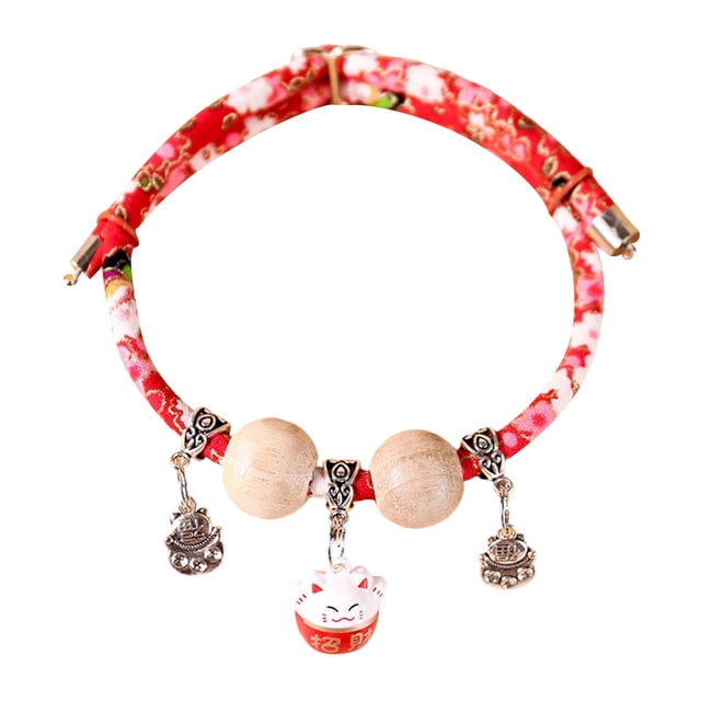 Hearth & Gear Collier Durable pour Animaux de Compagnie Chiens et Chats Confortable Sangle Réglable Douce Réfléchissante pour Marche Intérieure Extérieure Entraînement Nœud Papillon pour Chat Attaches pour Chat Chiot Nœud Papillon Clip Lumineux