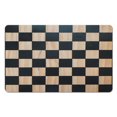 thumbnail image 1 of Long Bathroom Mat | 20x32in | Non-Slip, Absorbent Checkered Rug Runner | Machine Washable Large Bath Mat for Bathroom Bathtub Hallway, 1 of 5