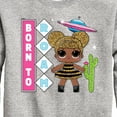 thumbnail image 3 of LOL Surprise! - Queen Bee Born To Roam - Toddler And Youth Crewneck Fleece Sweatshirt, 3 of 5