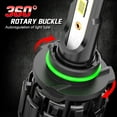 thumbnail image 6 of 6x 6000K 9005 9006 H16 LED Headlight HB3 HB4 Hi/Lo Beam + 5202 Fog Light Bulbs Kit CHUSYYRAY, 6 of 13