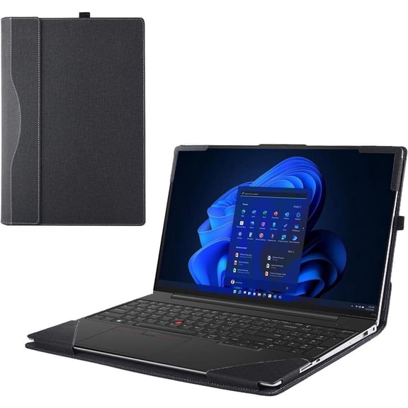 Laptop Case Cover for 16 inch Lenovo ThinkPad P15V Gen 3 & ThinkPad P15V Gen 2 / Gen 1, PU Leather Shell Notebook Sleeve