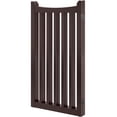 thumbnail image 6 of Yaheetech 35.6" Tall 3-Panel Wooden Pet Gate with Support Feet, Espresso, 6 of 7