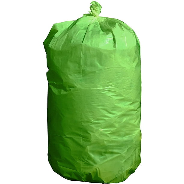 USAMade Colorful Trash Bags (10, GREEN 14 GALLONS)