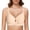 Beige, variant on Non Wired Bra Women's Padded Full Cup Bra Without Underwire With Padding Seamless Bustier Bralette Breathable Soft Pack of Bras Womens Bras Push up Front Closure Women Wireless Bra Maternity Bra