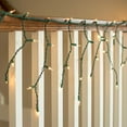 thumbnail image 1 of Christmas Lights Icicle Lights 150 Twinkling Bulbs 15.5ft Green Wire Outdoor Clear, 1 of 1