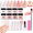 A1-Nude Pink Jelly Translucent, variant on AZUREBEAUTY Dip Nails Powder Starter Kit, Hot Pink Neon Yellow Pastel Blue Green 8 Spring Summer Colors with Nail Sticks, Base Glossy Matte Top Coat Activator Liquid Set Manicure Art 30 PCS