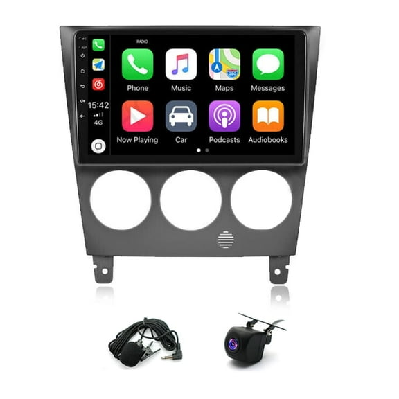 Zcargel Android 13 Car Stereo for Subaru Impreza 2002-2007, 9-inch IPS Touchscreen, Built-in Wireless CarPlay, Android Auto, GPS Navigation, Bluetooth, FM/RDS, WiFi, SWC, AHD & Microphone, 2GB 32GB