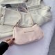 thumbnail image 4 of Bolso Hobo elegante de cuero PU con correa ajustable para mujer Y2K Messenger Bag (rosa), 4 of 7