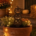 thumbnail image 4 of Halloween Iron Ground Stake, Metal Porch Ornament, Spooky Yard Decor, Inserts Firmly into Soil and Resists Outdoor Weather for Flower Bed, Garden Path, and Lawn Display., 4 of 8