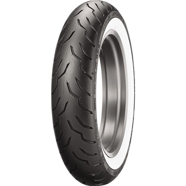 MT90B16 Dunlop American Elite Wide White Wall Front Tire