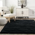 thumbnail image 5 of nuLOOM Elsie Contemporary Shag Area Rug, 7' 6" x 9' 6", Black, 5 of 9