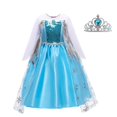 thumbnail image 1 of Vestido de princesa Frozen para niñas, disfraz de reina de la nieve, fiesta de Elsa, tul con lentejuelas Fivean unisex, 1 of 2