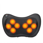 LDPT Massage Pillow Neck Back Massager With Heat Shiatsu Deep Kneading For Shoulder Leg Foot And Full Body Pain Relief Stress Relax At Home Office And Car