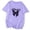 Purple, variant on Womens Cotton Short Sleeve Tops O Neck T Shirts Loose Fit Soft Basic Tees Trendy Casual Summer Tops