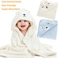 thumbnail image 3 of 2 Pack Hooded Baby Towels - Premium Ultra Soft Organic Baby Bath Towel – Absorbent and Hypoallergenic Towels for Baby Boy Girl, Toddler, Newborn Essentials, 3 of 6