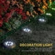 thumbnail image 3 of Outdoor Lights Pack of 8 LED Solar Powered IP66 Waterproof Ground Lights Landscape Lighting for Lawn Access Deck Pond Garden Use White [Energy Class A, 3 of 5